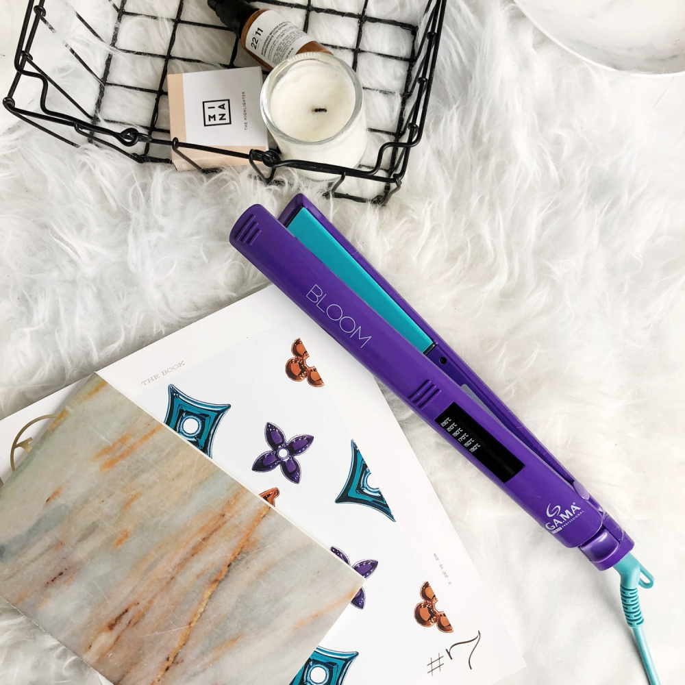 Утюжок GA.MA Elegance Led Bloom Violet GI0207