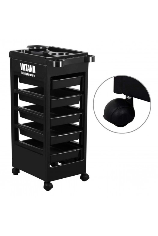 Парикмахерская тележка тролес Vatana 578-006