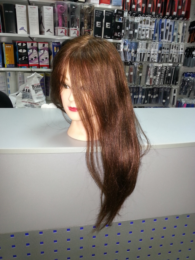 Голова-манекен SPL "шатен" 50-55см + штатив 918/A-4