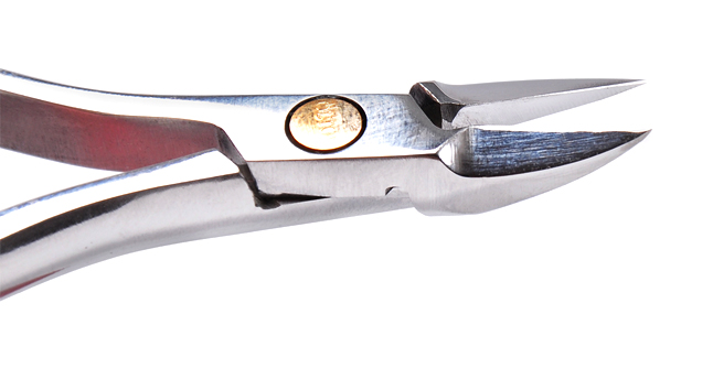 Кусачки Olton маникюрные XS 14-17мм (радиусные)+ чехол (кожа)