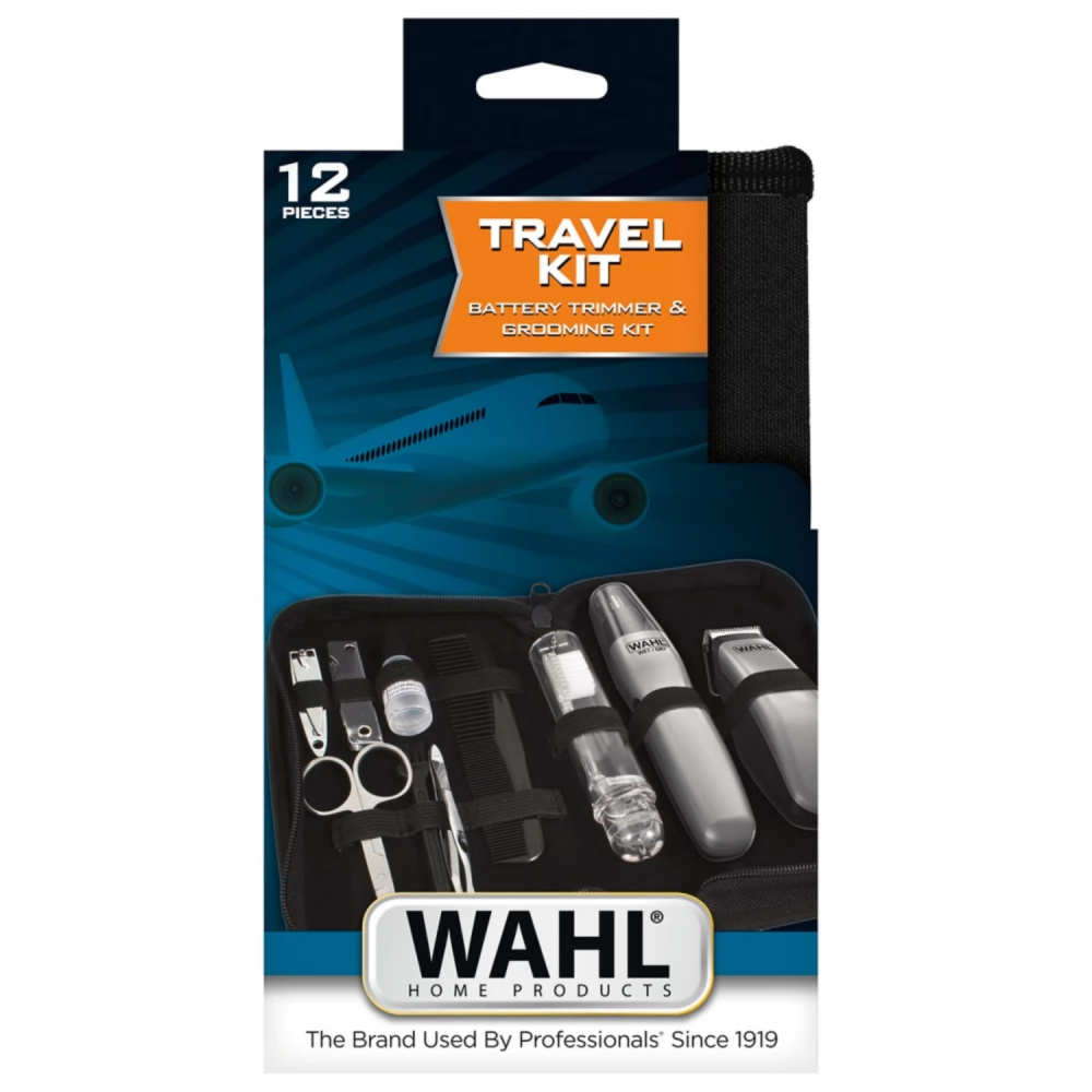 Дорожный набор в чехле Wahl Travel Set Trimmer Silver 09962-2716