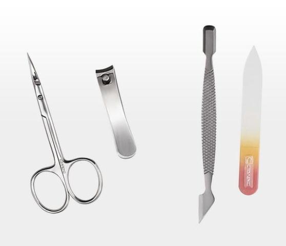 Манікюрний набір Сталекс "Рамка" НМ-04/3 овал