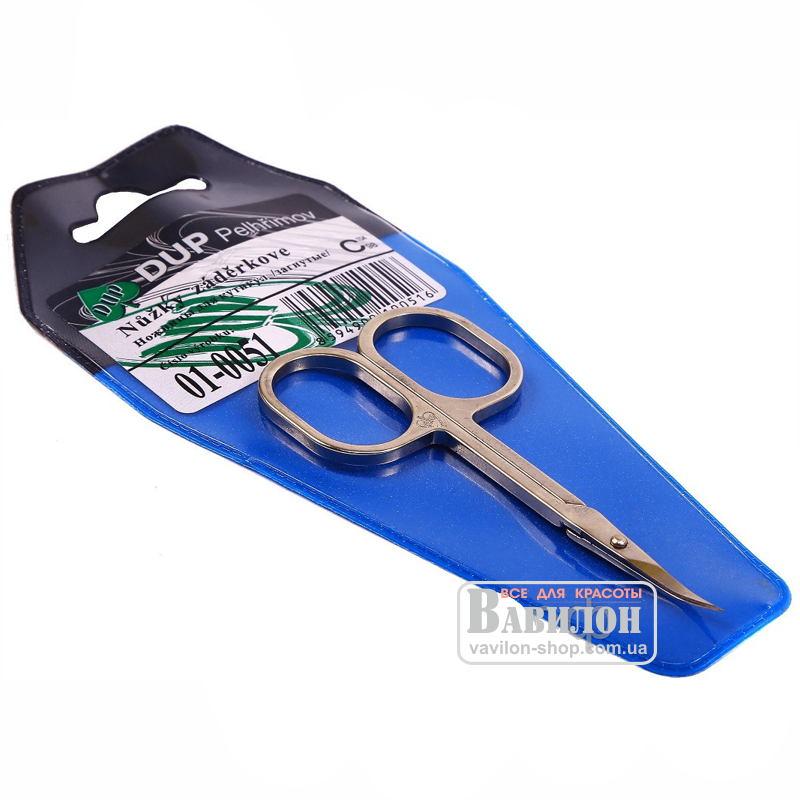 Ножницы маникюрные Dup 01-0051 заусеничные изогнутые