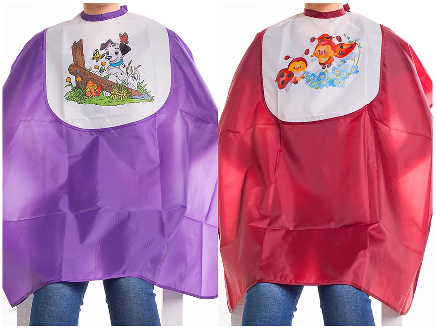 Пеньюар детский "Слюнявчик" на кнопках 95*125см