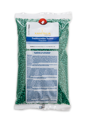 Воск в брикетах Xanitalia Chlorophyll  хлорофил 1кг