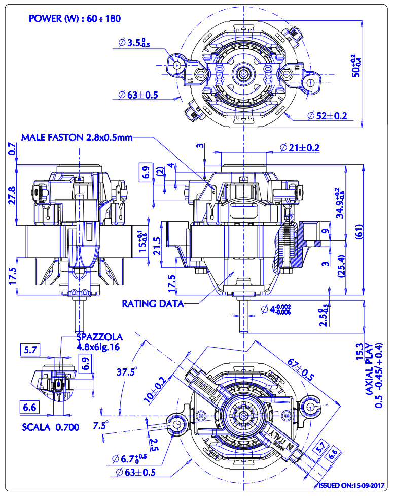 Мотор Babyliss Murano 6160INRE Z020000000