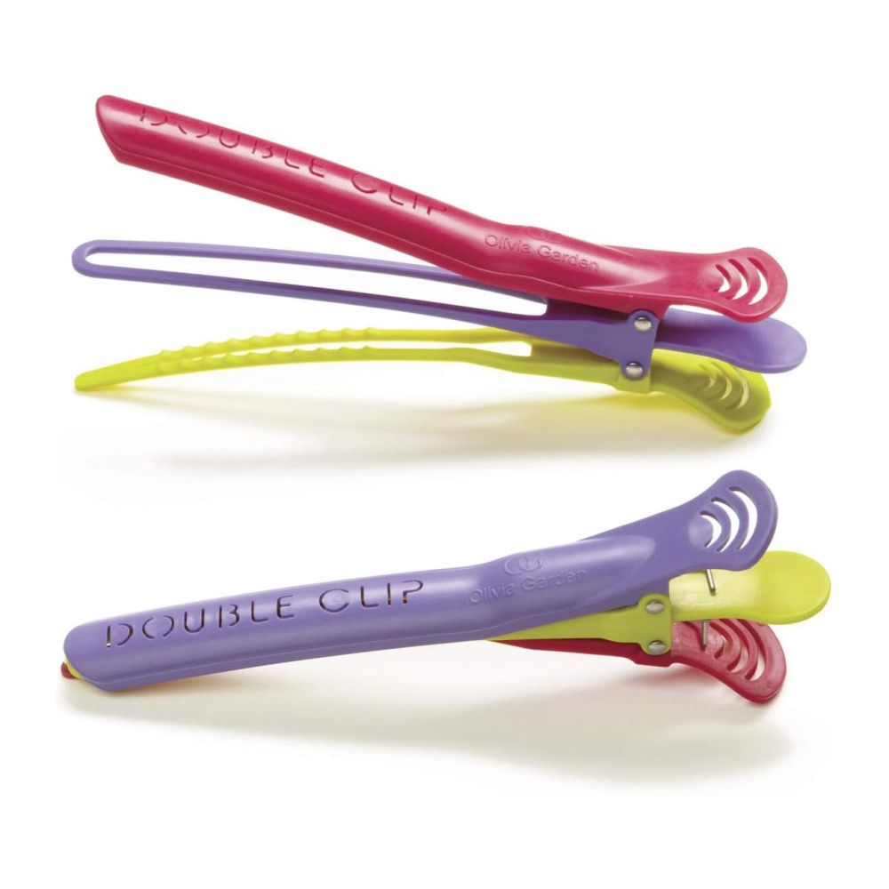 Зажимы для волос Olivia Garden Double Clip 2шт VA-DC2PC-DUOCL