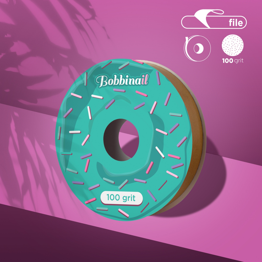 Запасной блок файл-ленты белый для катушки 100 грит Staleks Pro Expert ATS-100W