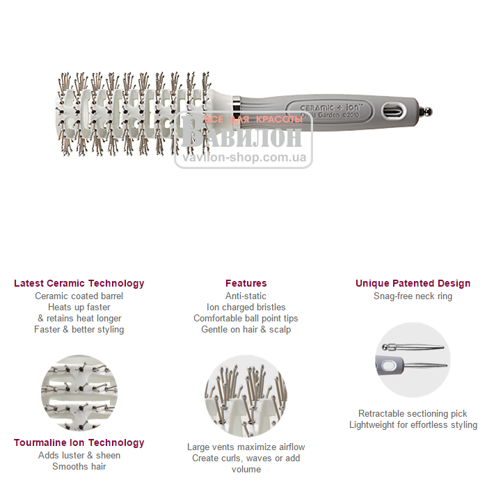 Браш Olivia Garden Turbo Vent D32 CITVPM