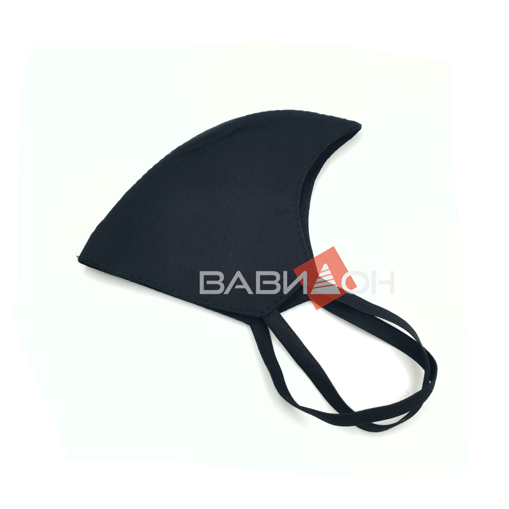 Маска защитная для лица угловая многоразовая