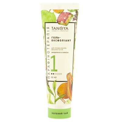 Гель-эксфолиант Tanoya с запахом зелёного чая 60мл