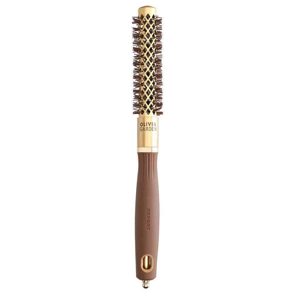 Термобраш Olivia Garden Expert Blowout Shine Wavy Bristles Gold&Brown 15