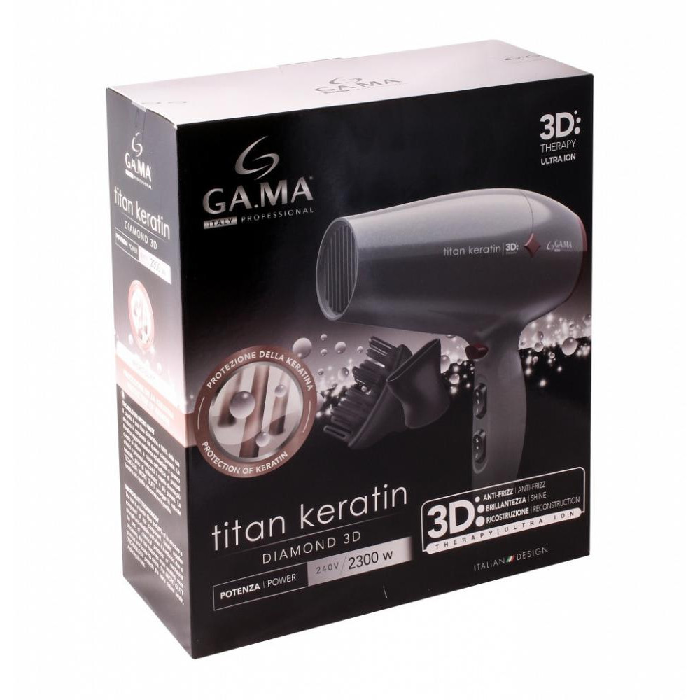 Фен Ga.Ma Titan Keratin Diamond 3D GH0303