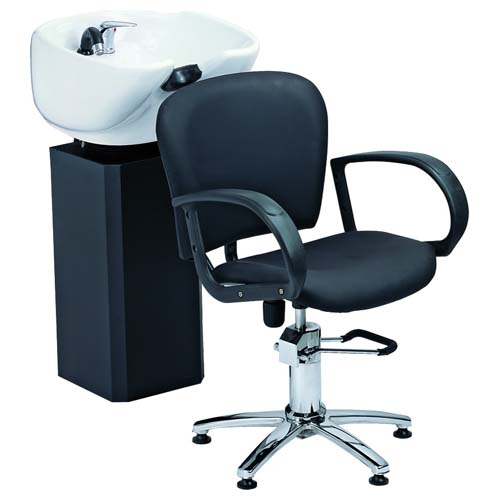 Мойка без кресла 5520 со смесителем (база нержавеющая сталь)