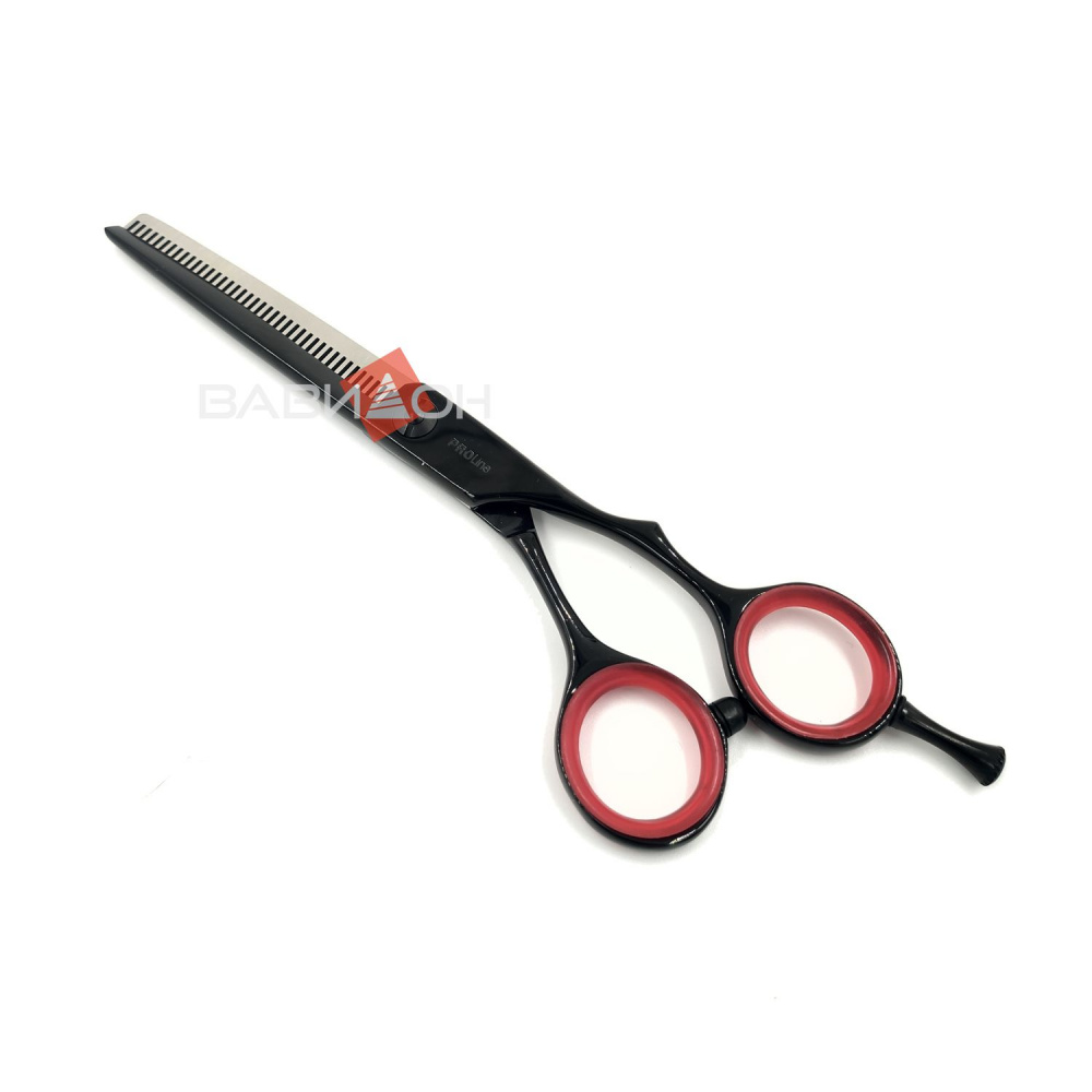 Ножницы PRO Line XAA57540N 5,5" филировочные чёрные
