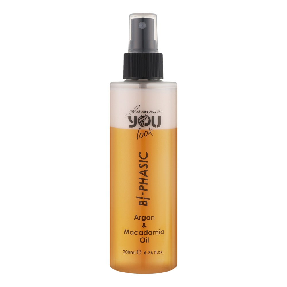 Двухфазный спрей-кондиционер You Look Professional Glamour Bi-Phasic Argan & Macadamia Oil 200мл