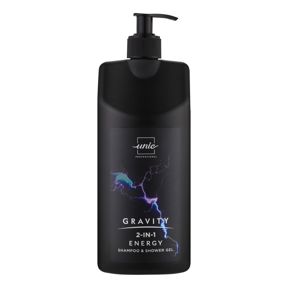 Шампунь Unic Gravity Energy 2In1 Shampoo & Shower Gel 1000мл