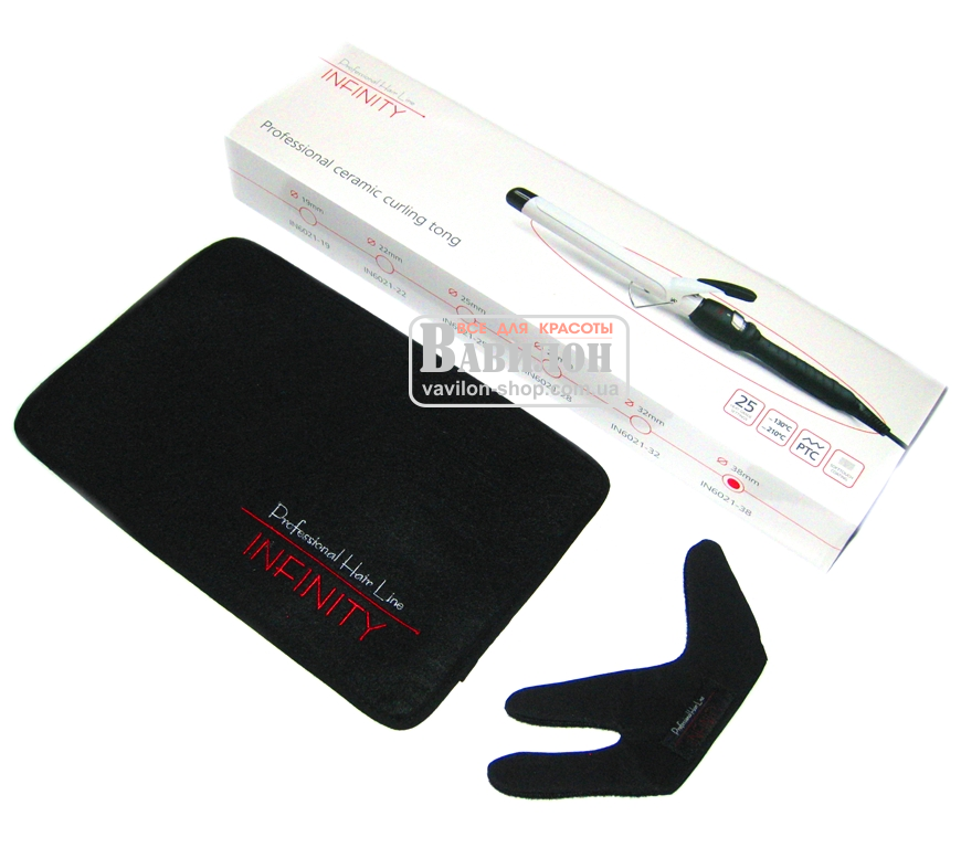 Плойка Infinity Ceramic Curling Tong Ø28мм IN6021-28
