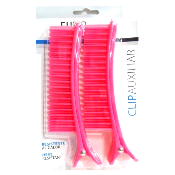 Зажим Eurostil с расчёской 04369