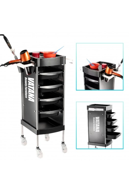 Парикмахерская тележка тролес Vatana 578-005