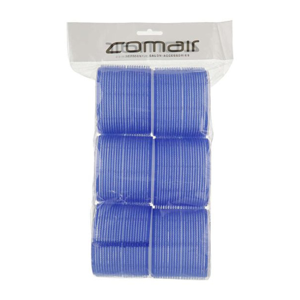 Бигуди на липучке KMS Comair D78мм 6шт синие 3011899
