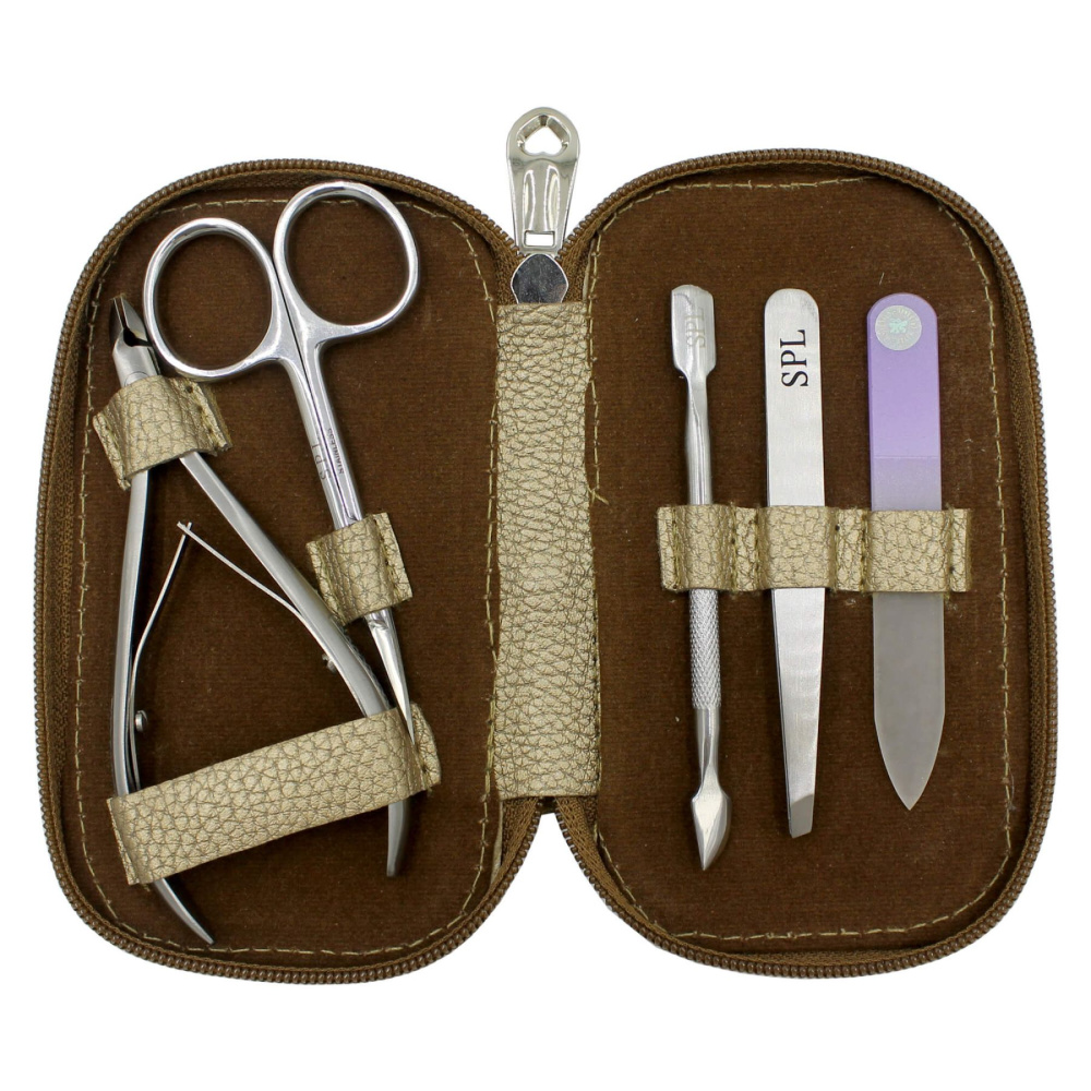 Маникюрный набор SPL 77701BG (бронзовый)