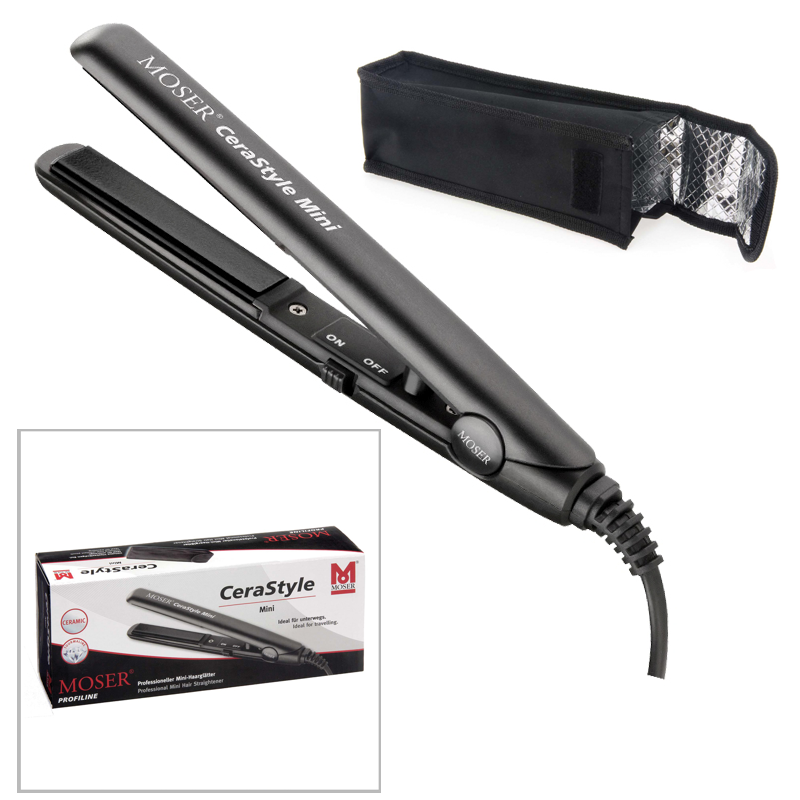 Утюжок Moser CeraStyle Mini 4480-0050 с термочехлом