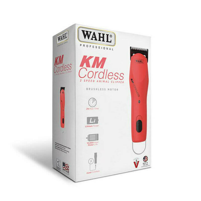 Машинка для стрижки животных Wahl KM Cordless 2-Speed Coral 09596-216