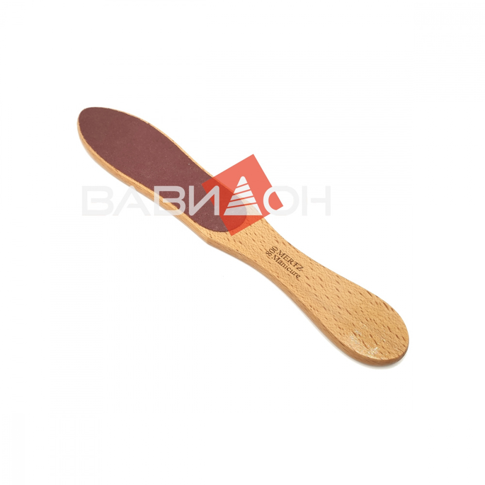 Пилка педикюрная Mertz 800 деревянная