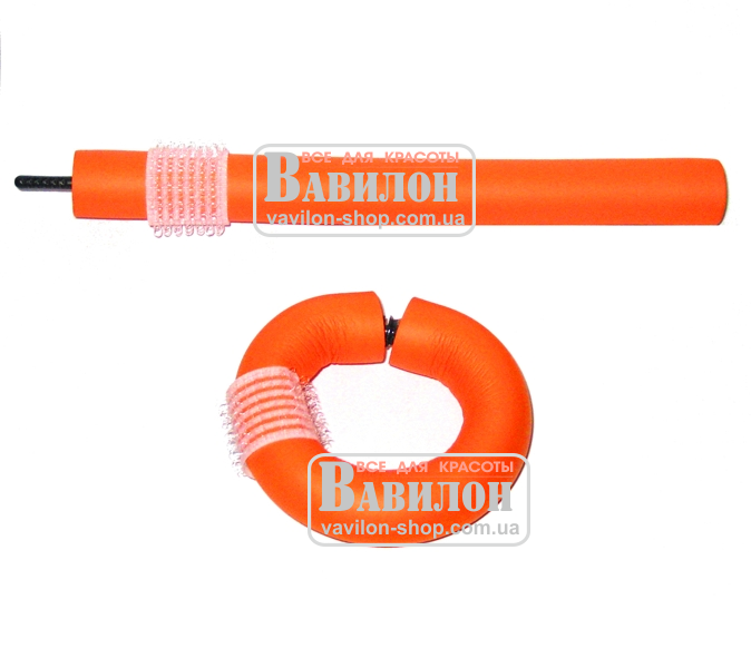 Бигуди гибкие Tico 240мм Ø20мм 10шт 300214 оранжевые