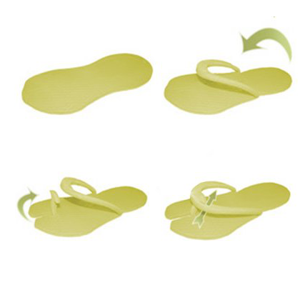 Тапочки 10 пар (изолон)