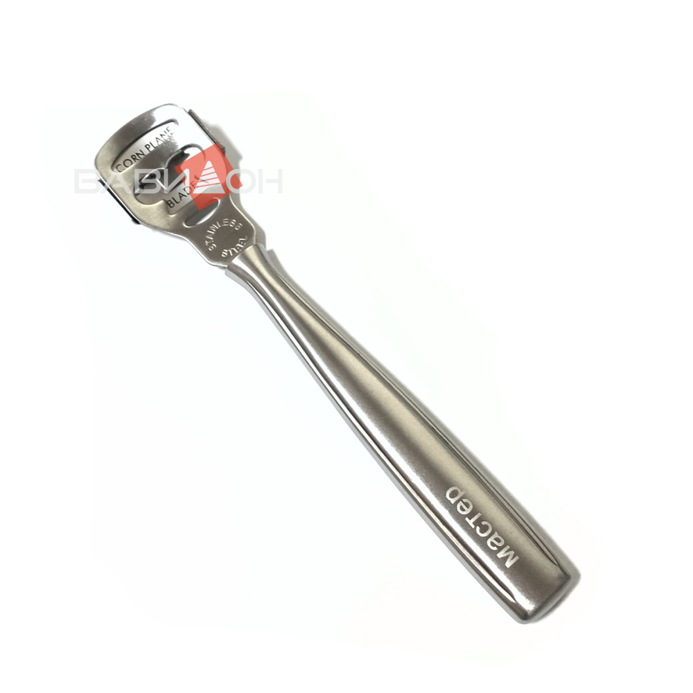 Скребок для кожи цельно-хромированный Мастер