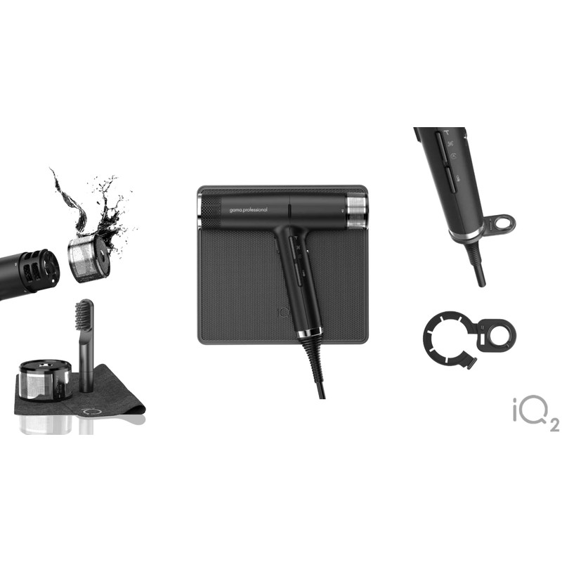 Фен Ga.Ma IQ2 Perfetto Black PH6075.BK