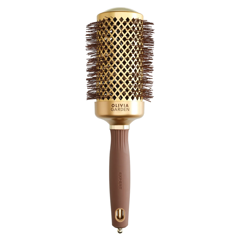 Термобраш Olivia Garden Expert Blowout Shine Wavy Bristles Gold&amp;Brown 55
