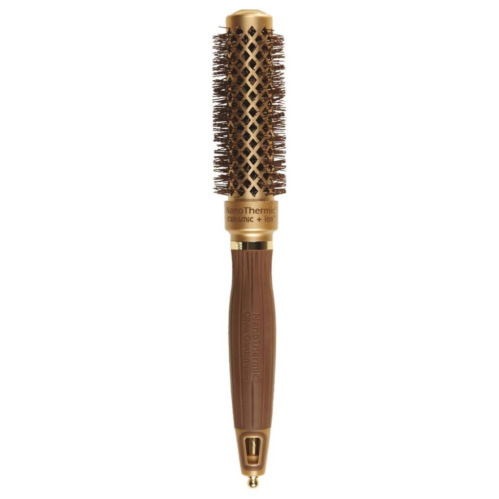 Термобраш Olivia Garden Expert Blowout Shine Wavy Bristles Gold&Brown 20