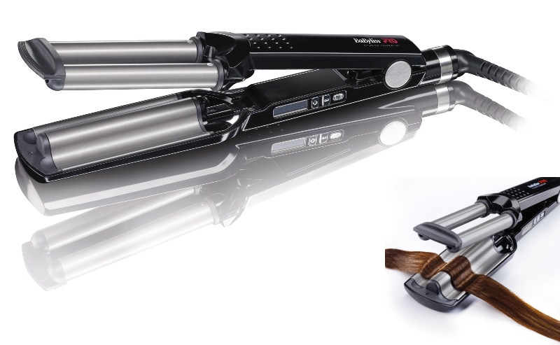 Плойка трёхстволка Babyliss Ionic 3D Waver Titanium-Tourmaline BAB2369TTE