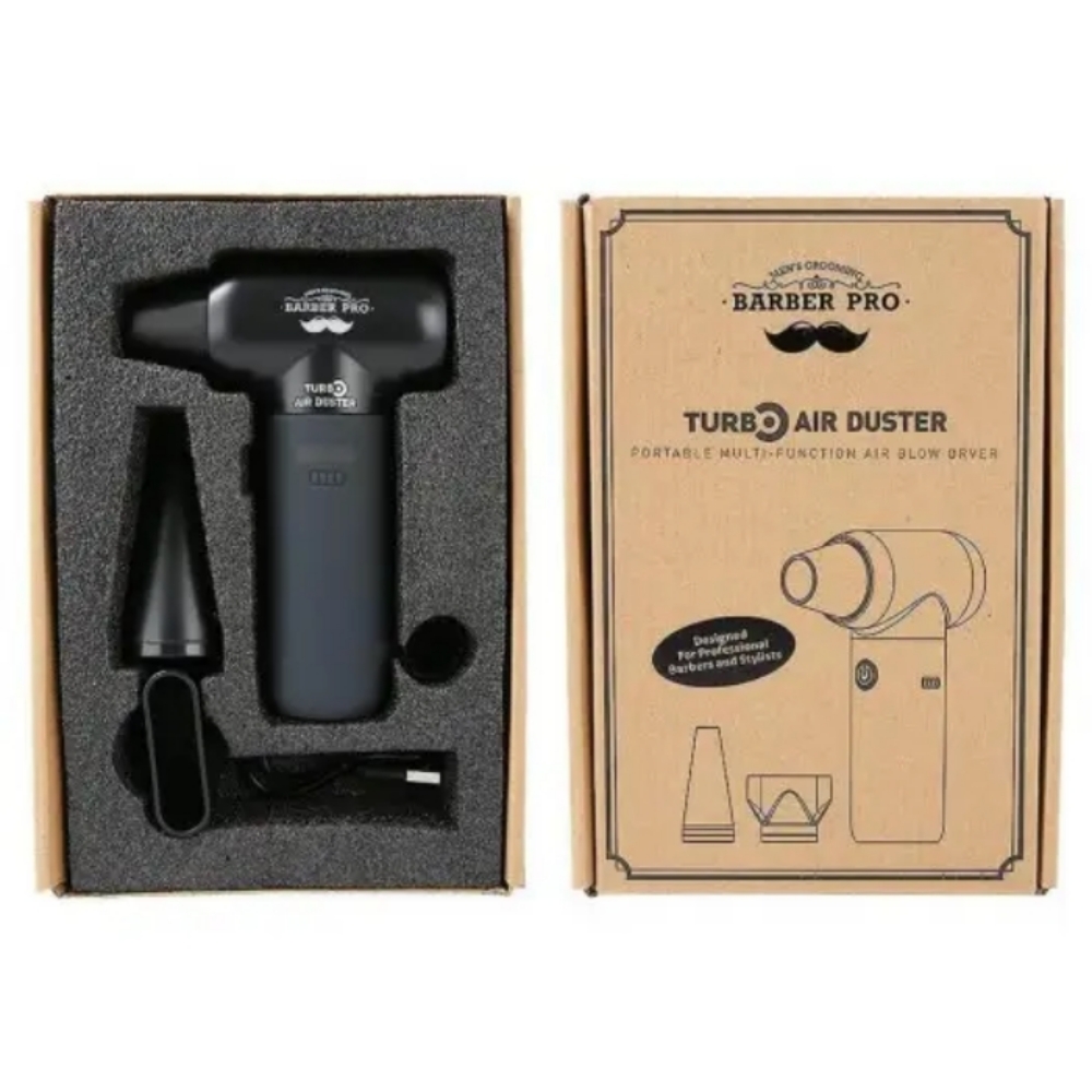 Фен Stylance Barber Pro Turbo Air Duster мини акумуляторный (холодный обдув) 800-004